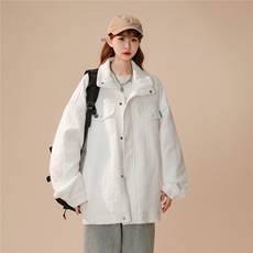 小香风美式牛仔大码M-5XL夹克男中性风工装外套女JK8740P125控168，男装夹克，星座227-7