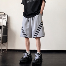 冰丝短裤垂感薄款休闲裤模特红地板图现货C323-1-K621-TP25，男装牛仔裤，电商C323-1