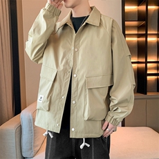 外套男2024新款春秋上衣潮牌痞帅青少年夹克JK178-P75，男装夹克，星座308B-2
