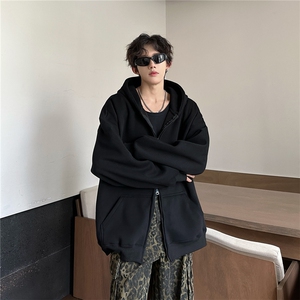 2024秋冬新款港风卫衣重磅连帽开衫休闲美式外套D328-KS001-P52