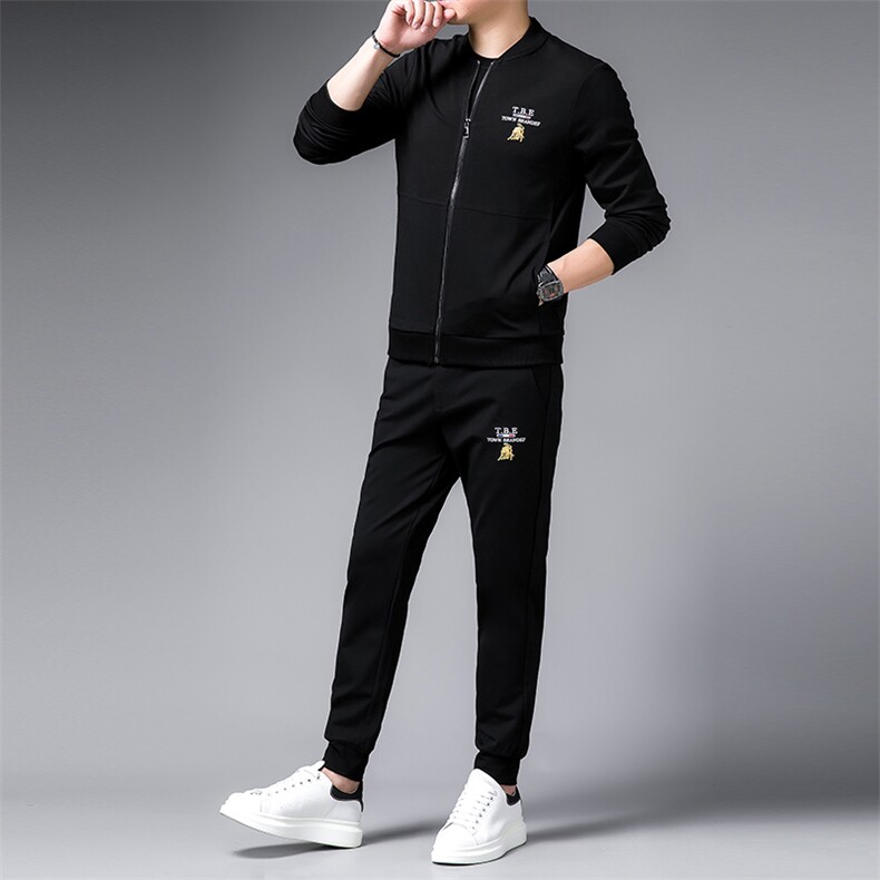 SA9626-3钱塘2020-2中青年男士冬款新款百搭时尚休闲套装P240,男装休闲套装,钱塘207-2