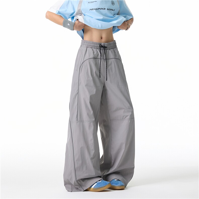 抖音品质春夏新款潮流美式运动宽松休闲裤B315-K25745-特p35控68图片