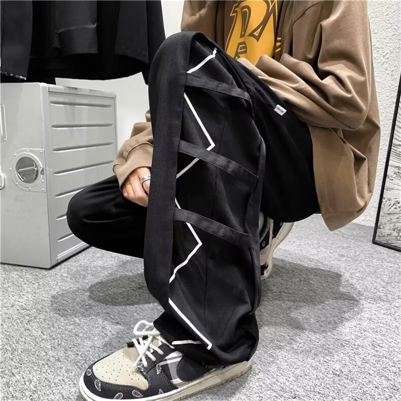 男秋季新款港风休闲裤G190P38图片