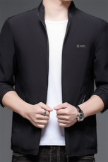 中青年休闲外套爸爸2023春装春秋夹克印花上衣服春季男装，男装夹克，电商B212（原钱塘6029）