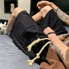 美式麂皮绒条纹篮球短裤男士潮牌夏季训练五分裤运动裤子跑步休闲，男装休闲裤，星座601-2