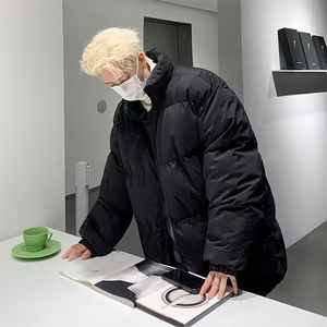 运动双面穿棉衣男女款冬季加厚保暖棉袄潮牌情侣面包棉服W132/P70图片