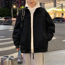 得物二开美式复古外套男痞帅cleanfit底特律工装夹克JK1208-P78，男装夹克，星座1103-3
