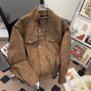 夹克外套男春秋宽松休闲高街痞帅立领上衣服JK0286-P93图片