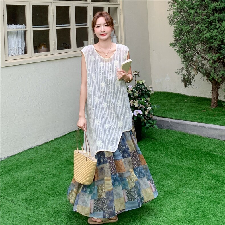 新品主推罩衫+波斯米亚吊带连衣裙套装2C375-507-P165-K248,女装套装/套裙,2C375