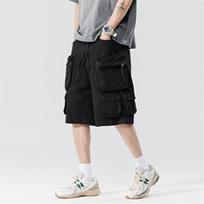 夏季重磅工装水洗五分短裤潮男多口袋休闲裤A436-5262-P6598，男装牛仔裤，电商A436