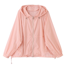 防紫外线透气防晒衣女2025新款夏季宽松大码开衫薄款外套女短款潮，女装防晒衣，蝶眷