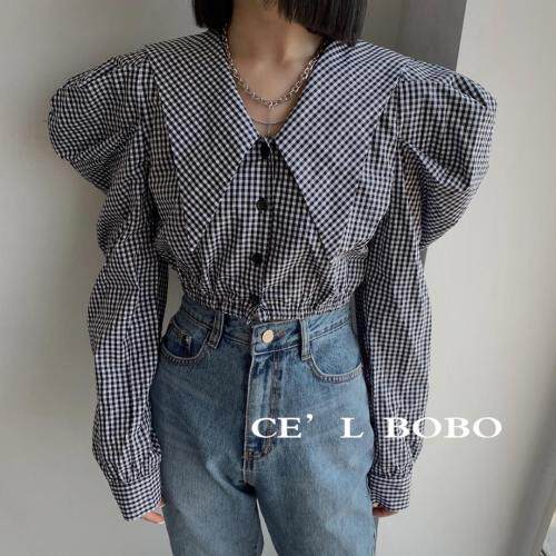 春季新款韩版雪纺上衣，其它，CE