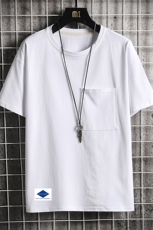 DX24061-P25大口袋百搭短袖t恤男大码半袖体恤上衣服，男装T恤，电商A040A