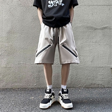 2023新款短裤男夏季休闲短裤沙滩薄款裤宽松五分裤DK0675-P38，男装牛仔裤，星座308B-1