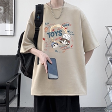 麂皮绒短袖t恤男大码半袖男JD82385-P25，男装T恤，电商A040
