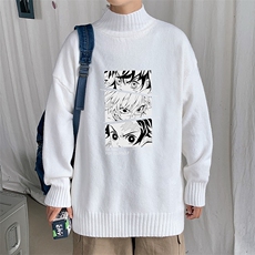 M18176-P45加绒款-P65半高领毛衣男士大码针织衫男毛线衣男，男装针织衫/毛衣，电商A040