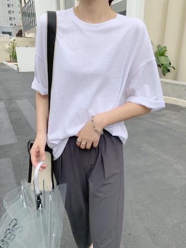 【现货】精选雪花亚麻面料假日tee,女装,海维恩