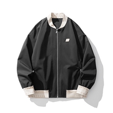 定制螺纹字母刺绣大码M-5XL夹克男:100%聚酯纤维JK77944P85控138，男装夹克，星座227-7