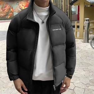 2025冬季新款立领棉衣时尚百搭加厚面包服青年靓仔棉服爸爸款外套图片