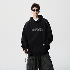 得物供货、重磅420克现货连帽卫衣HD019-1-WY25133LL-P45，男装卫衣，电商019-1