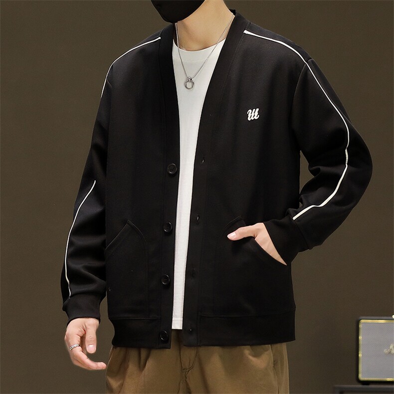 大数据  开衫卫衣男青年春季韩版潮流休闲开衫卫衣TW5141-P78图片