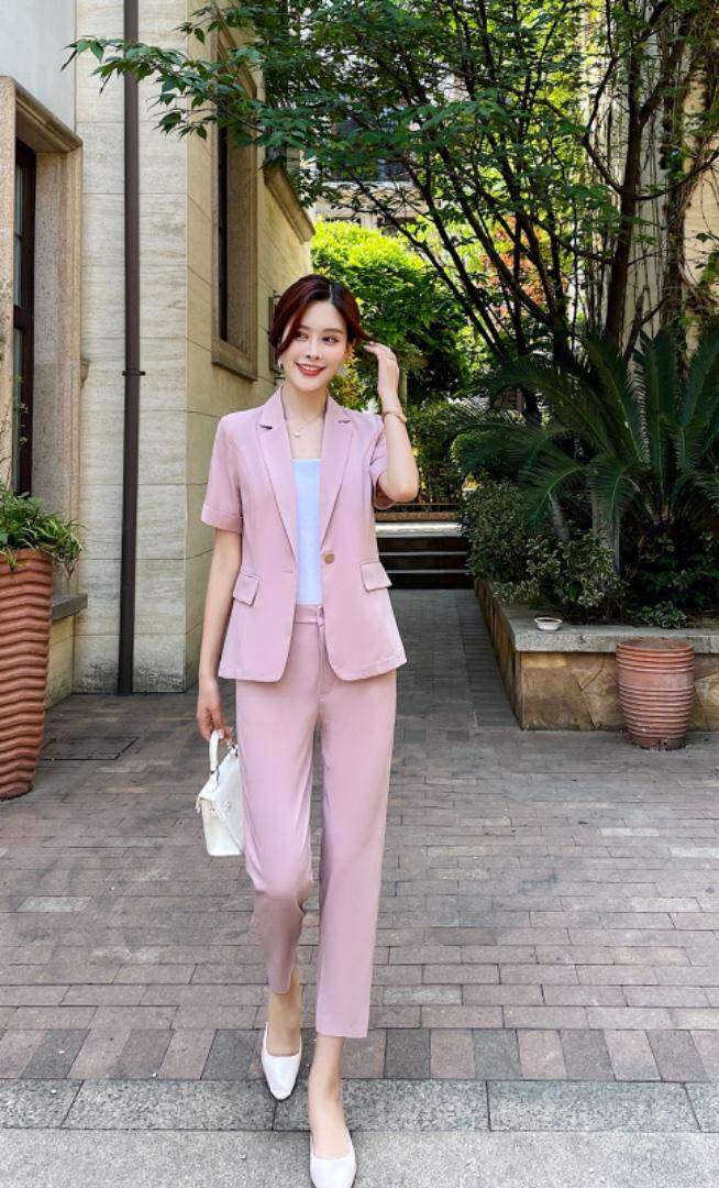 夏季新款短袖套裤，女装，樱·之秀