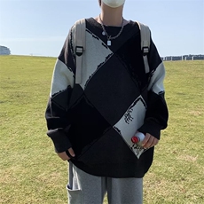 男秋冬季新款潮韩版百搭情侣毛衣针织衫外套GM28P42，男装针织衫/毛衣，星座1116-2