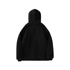 秋冬羊羔绒连帽棉服外套男开衫卫衣宽松加绒加厚棉衣WYW28P69，男装棉衣，星座1013-5