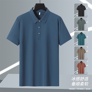 2025年夏季新品 翻领Polo冰丝短袖 锦纶品质HS1367-P38图片