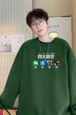 ！圆领卫衣男装港风长袖t恤男外套男WY525-特P23，男装T恤，电商B371