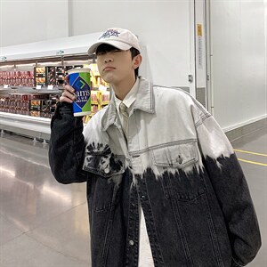 潮流牛仔夹克潮男春季夹克J2161P75,男装夹克,星座1116-2