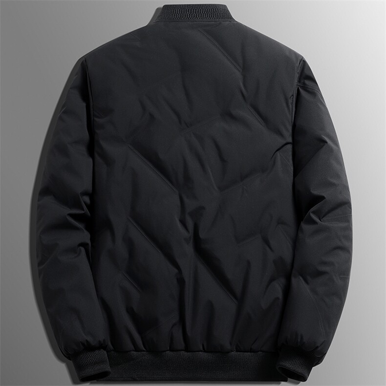 立领棉服男士2025新款秋冬季加厚休闲短款棒球服鸭绒夹克外套男潮,男装夹克,电商B212（原钱塘6029）