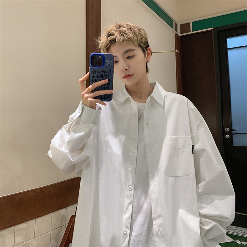 2024纯棉长袖衬衫7色202-8-CS88-P58，男装衬衫，星座222-2（原202-8）