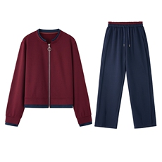 长期有货休闲时尚套装女2026春秋新款中年妈妈装宽松运动两件套，女装套装/套裙，璐依舞