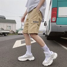 夏季短裤男2021新款外穿宽松五分裤帅气工装裤半腿裤S501，男装休闲裤，星座509