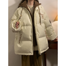 冬季宽松/假两件休闲外套潮加厚棉衣XZ102B-1M2681-P125，男装棉衣，星座102B-1