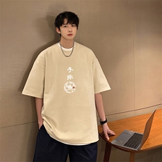 麂皮绒短袖t恤男大码半袖男JD82070-P25，男装T恤，电商A040