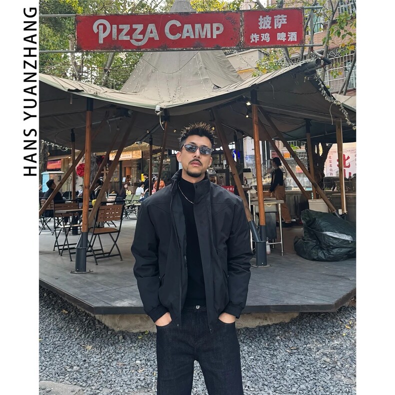 防风户外高品质防寒冬季加厚百搭棉衣外套HY2889-特P98，男装棉衣，星座610B-1