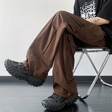 B221美式街头hiphop宽松户外工装休闲裤子LK23116-P60控78，男装休闲裤，电商B221