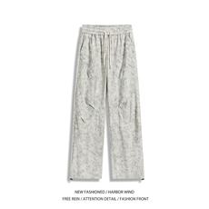 2025秋季美式解构分割设计感灯芯绒休闲裤B315-K25366-特p40控78，男装休闲裤，电商B315