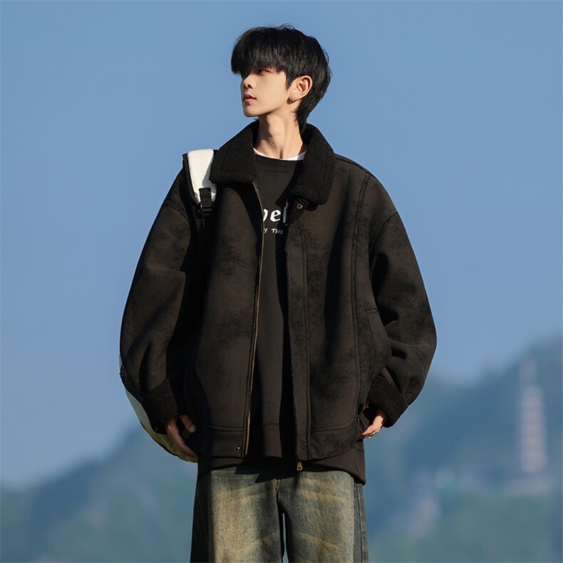 M9619-P110冬季美式新款皮毛一体棉衣，男装棉衣，星座109