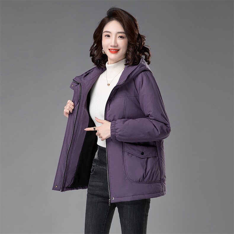 时尚保暖棉服女冬季新款加厚外套宽松显瘦舒适绒内胆棉衣,女装棉衣/棉服,3200格调