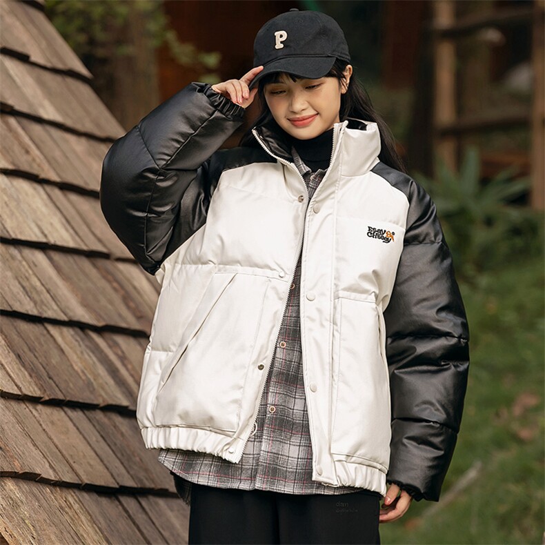 2026冬季新款男装日系潮牌拼色宽松休闲棉服加厚外套MY380-F148,男装棉衣,电商A101（原外27）