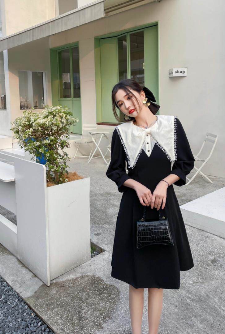 2023年春装连衣裙，女装连衣裙，贻思茗