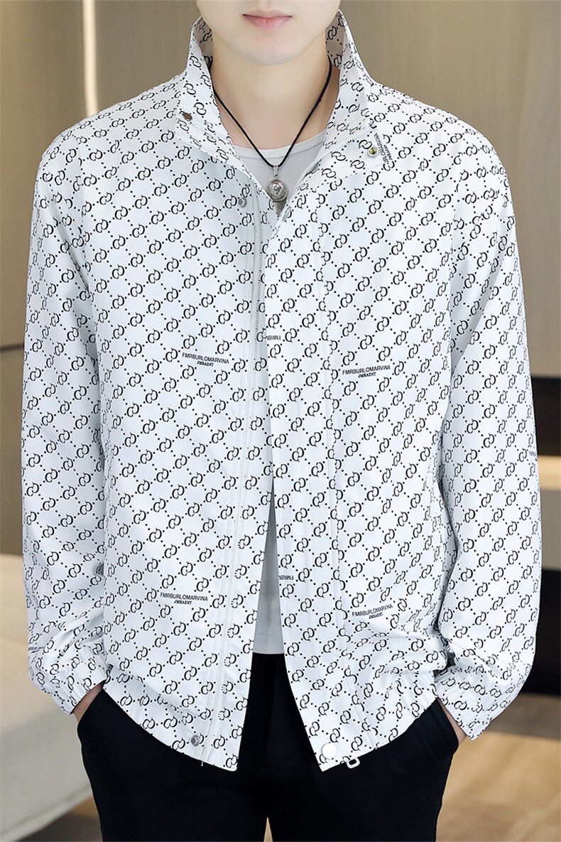 秋季新款高品质男士领夹克休闲百搭外套上衣男A105P85,男装夹克,电商B226