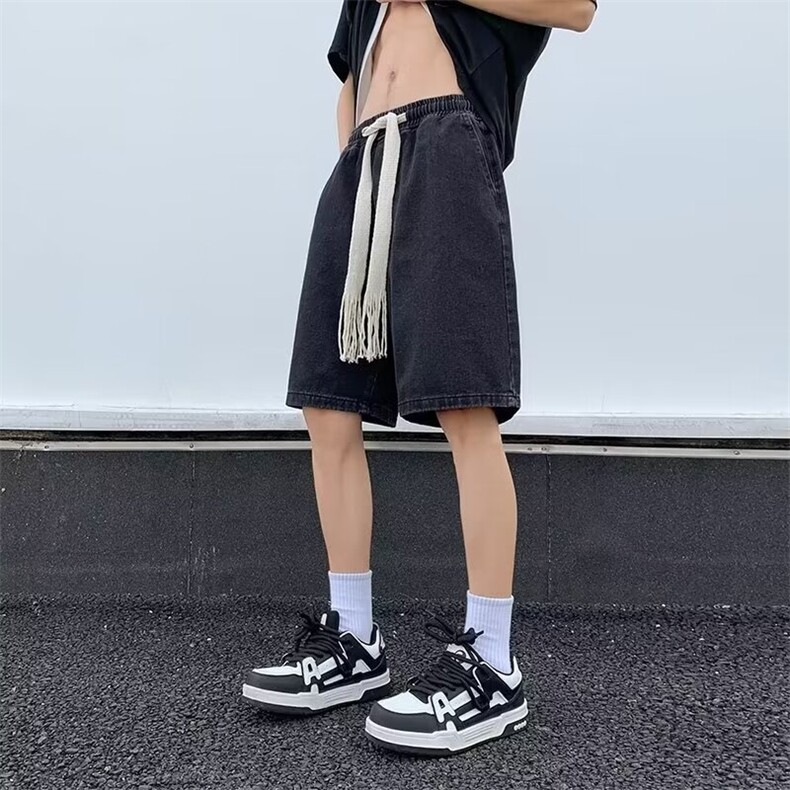 2024美式牛仔裤男款直筒短裤潮N3230P42,男装牛仔裤,星座1116-2
