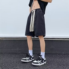 2024美式牛仔裤男款直筒短裤潮N3230P42，男装牛仔裤，星座1116-2