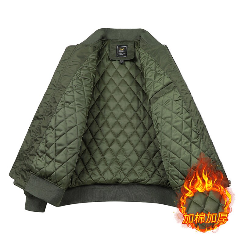 加棉美式潮牌宽松版型飞行服时尚潮牌户外运动休闲加棉,男装棉衣,星座210-5(原414-2)