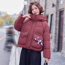 连帽羽绒服女短款2024冬季新款女装白鸭绒气质休闲保暖外套！现货，女装羽绒服，慧尚依恋