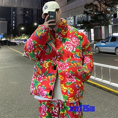 MY203保暖防寒面包服棉衣外套新中式表演出团队服男女大码棉袄潮，男装棉衣，星座115A(原星座507）